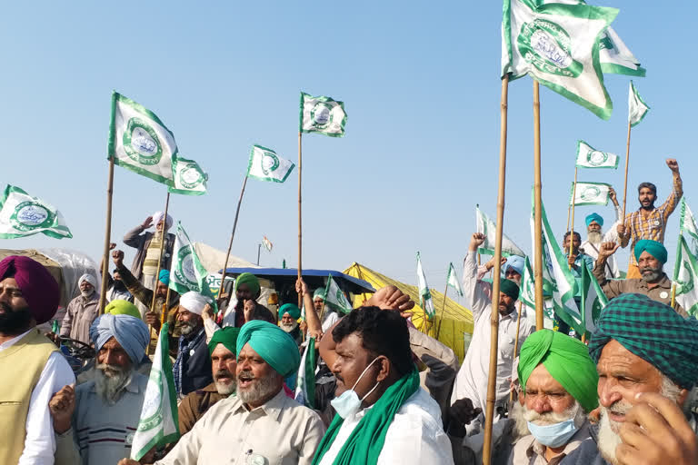 farmers protest in delhi