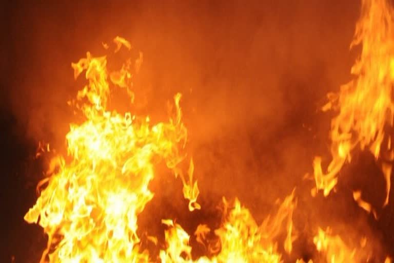 labourer died in fire haldwani