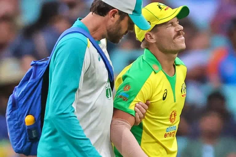 David warner ruled out for rest of limited-overs series