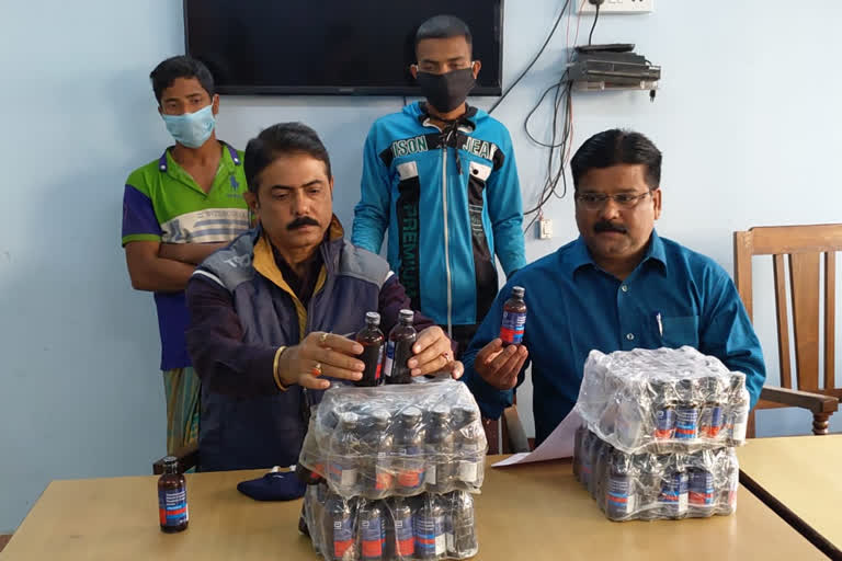 100 bottles Phensedyl recovered and 2 arrested in malda