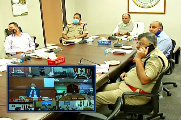 central cabinet secretary rajiv gauba video conference with states cs and dgp