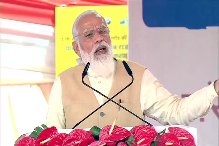 PM Modi inaugurates six lane widening project at Varanasi