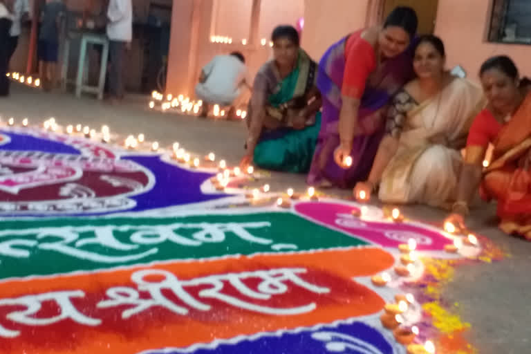 dev deepawali celebration in shreeram mandir solapur