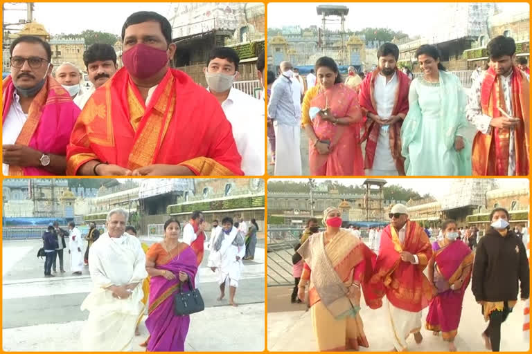 VIPS visit tirumala in chittor district