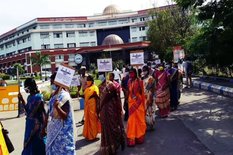 உலக எயிட்ஸ் நோய் தினம்  உலக எயிட்ஸ் நோய் தினம் சேலத்தில் விழிப்புணர்வு பேரணி  World AIDS Day Awareness Rally in Salem  World AIDS Day Awareness Rally  World AIDS Day  Salem Aids Day Rally Awareness