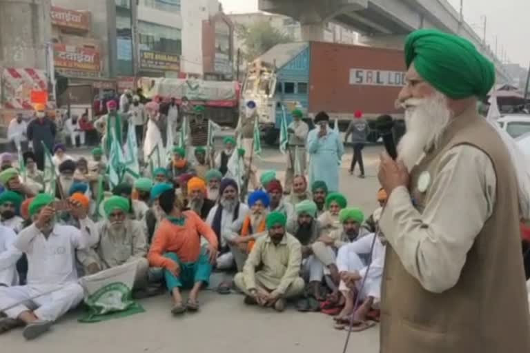 bahadurgarh civil hospital Farmers protest