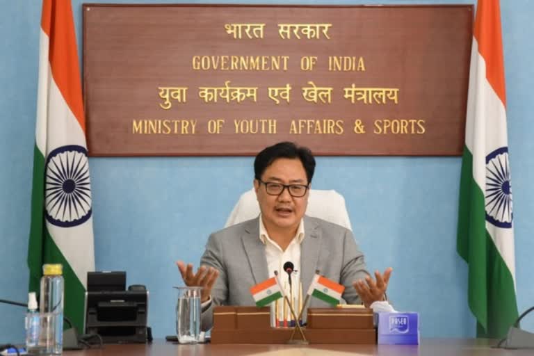 Rijiju interacts with U-17 women's football team, motivates them to look forward