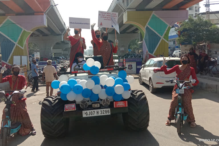 સોશિયલ વેલ્ફેર ફાઉન્ડેશન સંસ્થા દ્વારા રોજ માર્ગ સલામતી માટે ઇવેન્ટનું આયોજન કરાયું