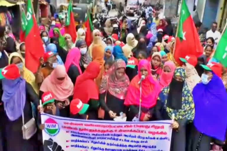 SDPI Women India Movement protest