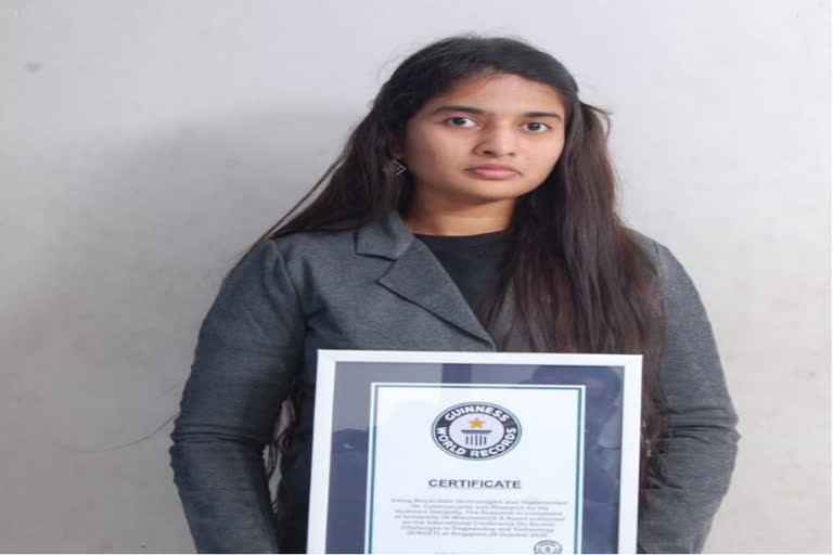 SRM student holds Guinness World Record