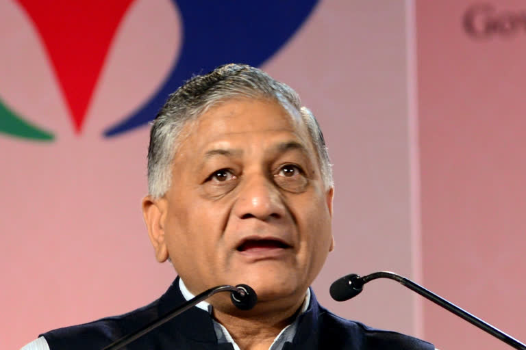 VK SINGH SAYS OPPOSITION BESIDES FARMERS PROTEST OVER FARM LAWS IN DELHI