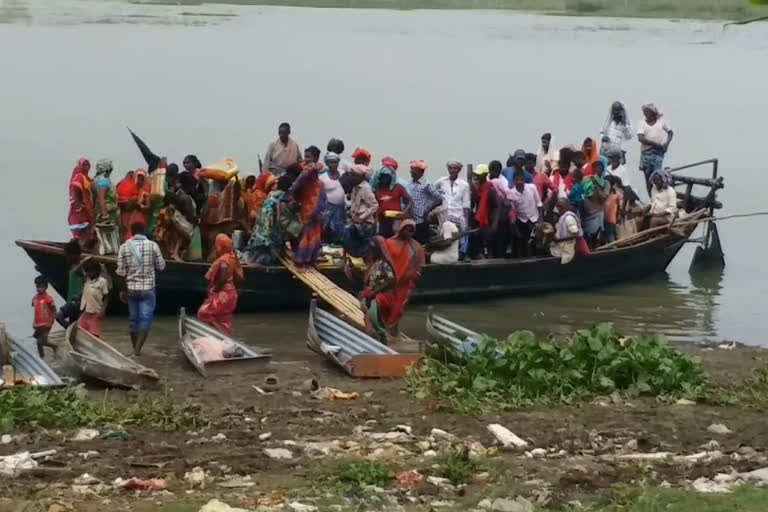 fare charges of ferry service will depend tender of wharf in sahibganj