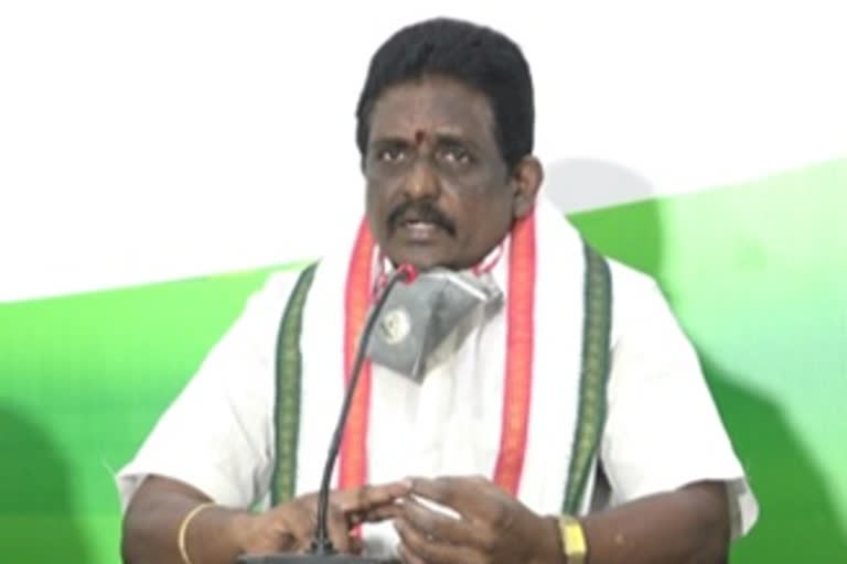 congress leader narahari setti on amaravathi issue