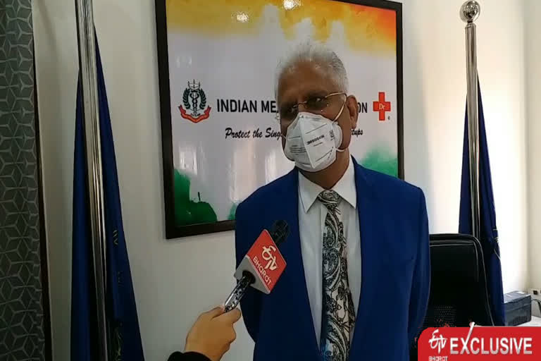 exclusive talk with Indian Medical Association President Dr. Rajan Sharma