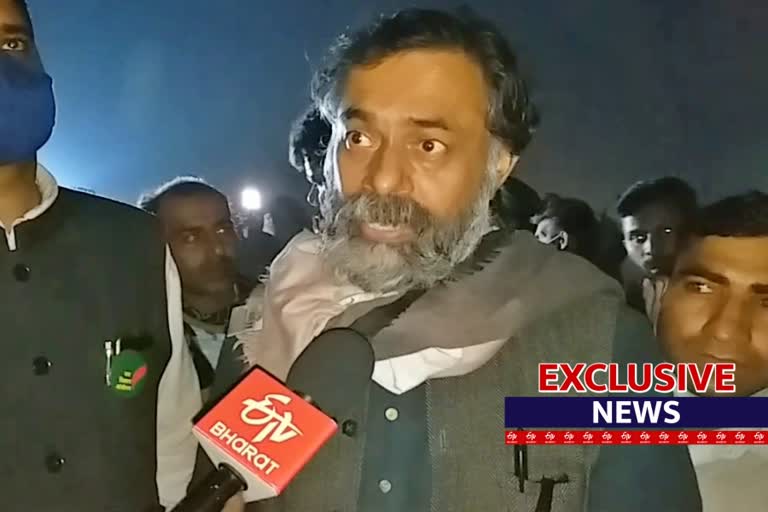 yogendra yadav farmers protest