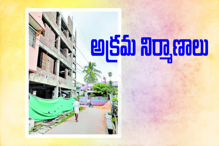 Illegal buildings are being erected horizontally with the declaration of districts  in bapatla