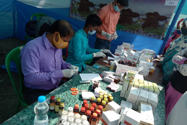 free medical and blood donation camp held at bashirhat