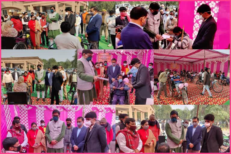 Distribution of tricycles and wheelchairs to the deserving on International Day of Persons with Disabilities