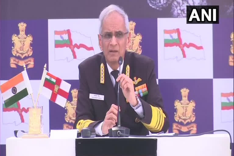 Prepared to face both COVID-19  Chinese challenge on LAC: Navy chief  LAC Navy chief  കൊവിഡ്  ചൈന പ്രതിസന്ധി  സൈന്യം സജ്ജം  നാവികസേനാ മേധാവി  പി-8 ഐ എയർ ക്രാഫ്‌റ്റ്