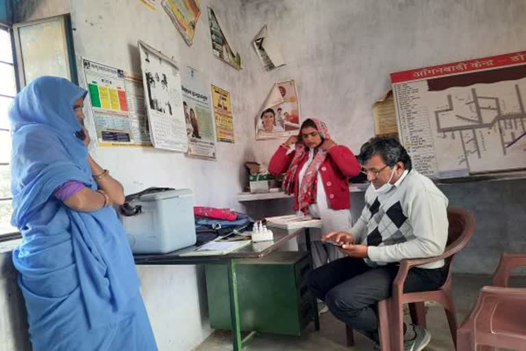 एमसीएचएन सत्र का आयोजन,ODK app in karauli