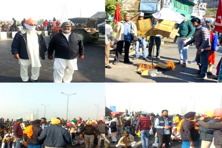 Protest of farmers in Uttarakhand