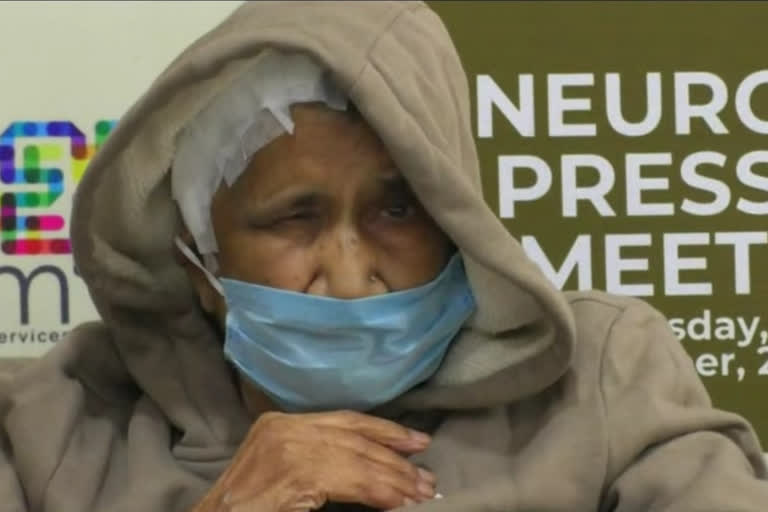elderly woman brain operation gurugram