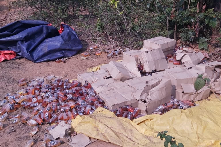 huge amount of liquor seized in hazaribag