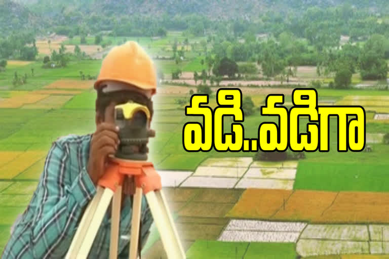 arrangements for land resurvey in andhra prades