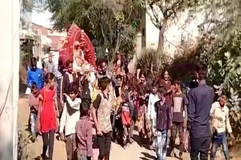 monkey unique funeral,  unique funeral in bhilwara