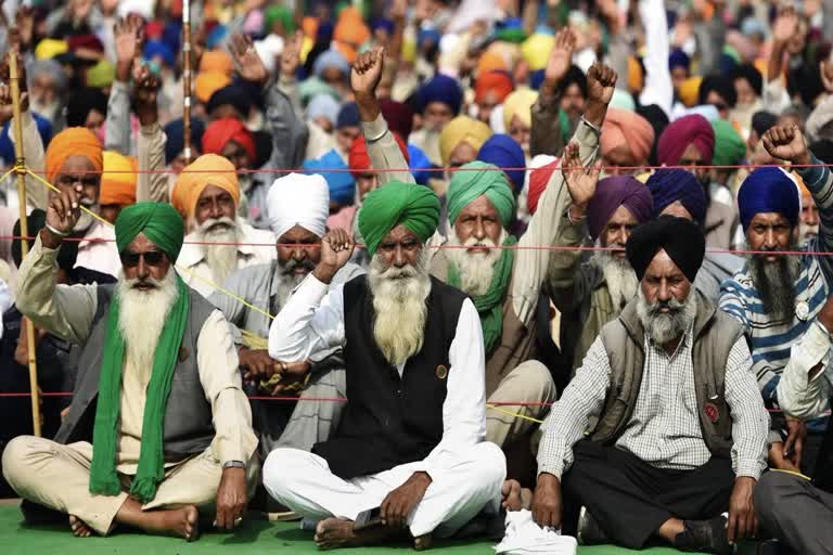 Kisan agitation in Delhi, Protest against agricultural laws