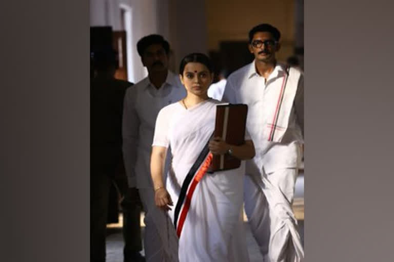 Kangana shares stills from 'Thalaivi'