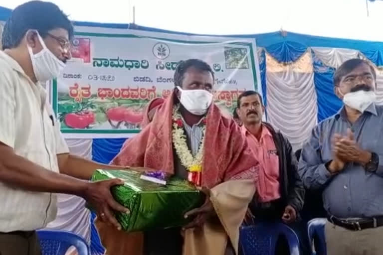 kolar farmer named for the tomato crop news