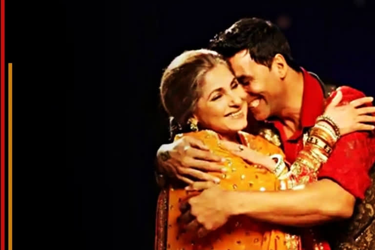 Akshay kumar bonding with Dimple kapadia