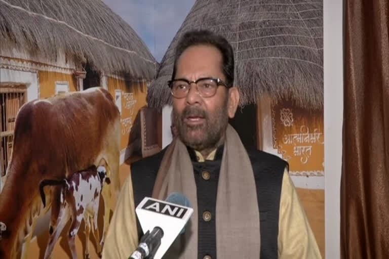 Union Minister Mukhtar Abbas Naqvi