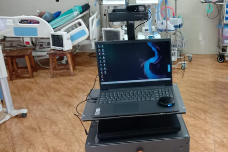 Tele ICU set up at Wayanad District Hospital  Tele ICU set up  kozhikode medical college  wayanad medical college  വയനാട് ജില്ലാ ആശുപത്രിയിൽ ടെലി ഐ.സി.യു പ്രവർത്തന സജ്ജമായി  ടെലി ഐ.സി.യു പ്രവർത്തന സജ്ജമായി  വയനാട് ജില്ലാ ആശുപത്രി