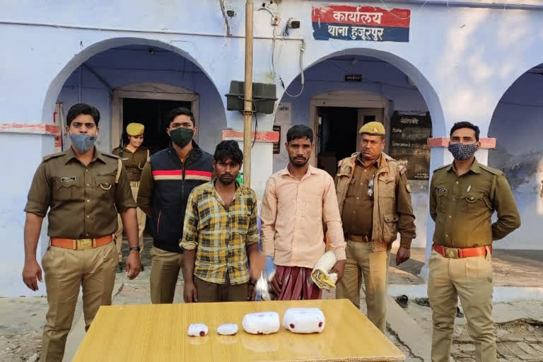 smugglers arrested with charas in bahraich