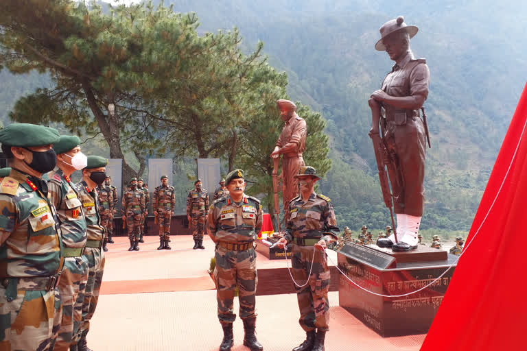 Indian Army unveils 'Kumaoni Soldier' statues at Walong