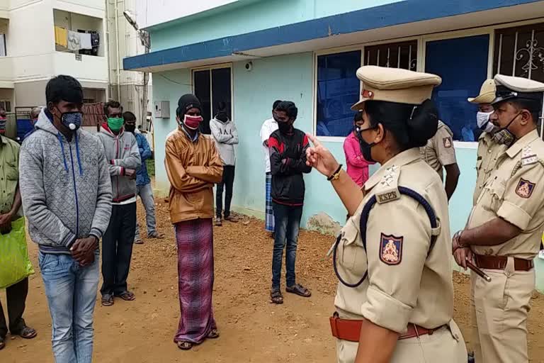 ahead of village panchayath election police held rowdy parade