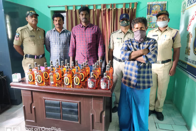 Seizure of liquor illegally stored in Eepurupalem