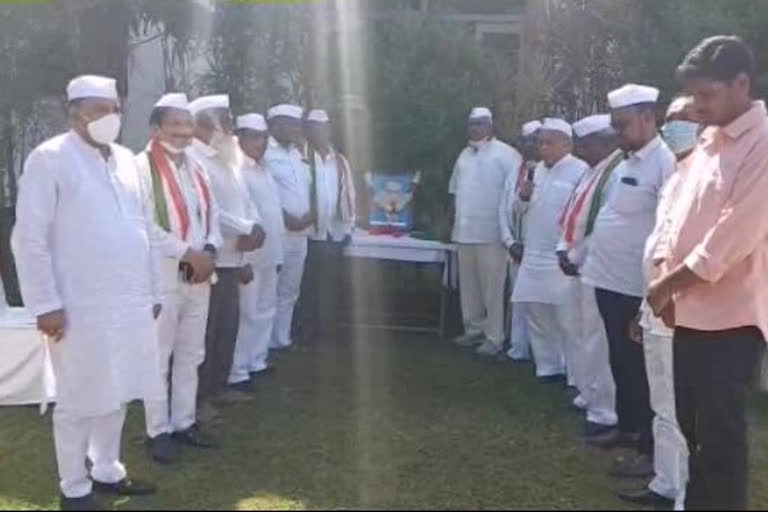 congress sevadal tributed to ambedkar at viceroy garden