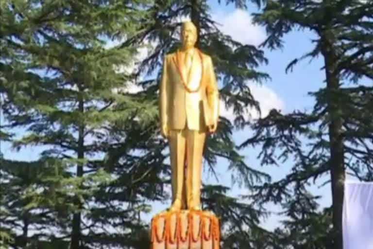 CM paid floral tributes on the death anniversary of Dr. Bhim Rao Ambedkar in shimla