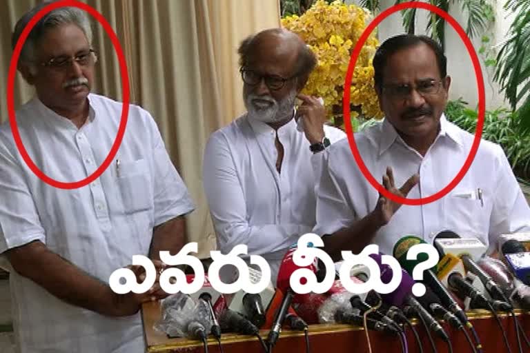 Rajinikanth's political entry - Background of Rajini's pillars Arjun Moorthy, Tamilruvi Maniyan