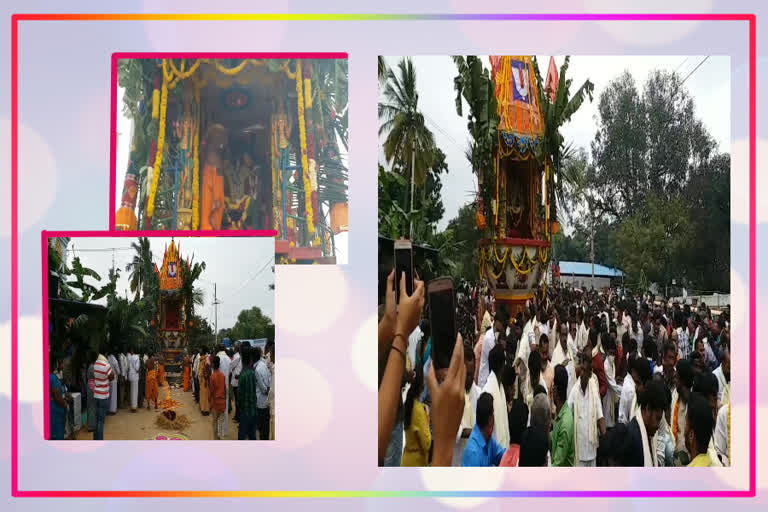 Guddam Ranganathaswamy Temple Chariot Festival at hindupuram in anantahpur district