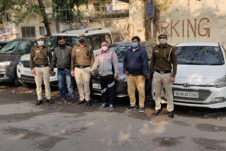 AATS police team arrested three vehicle thieves in South East Delhi