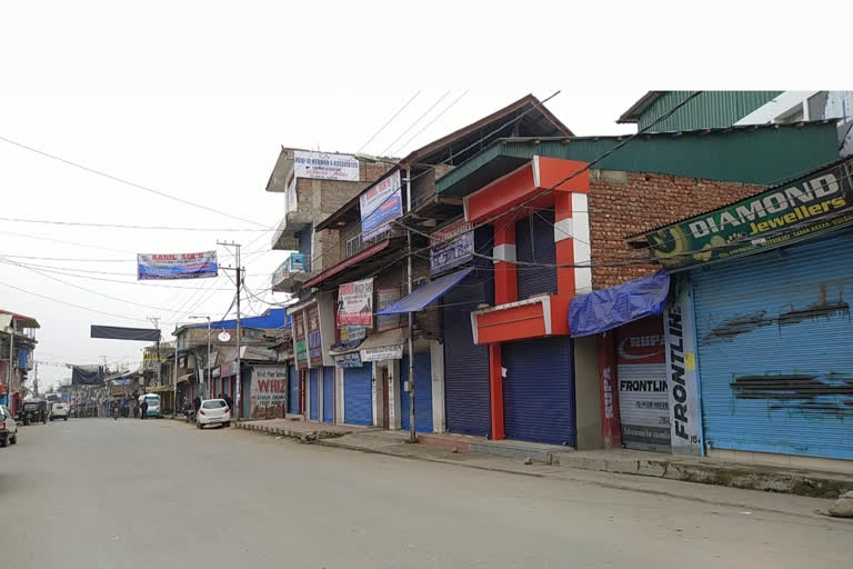 Shut down in kulgam