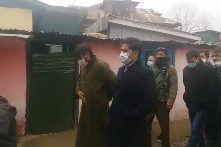 ddc bandipora dr owais ahmad visits tehsil office