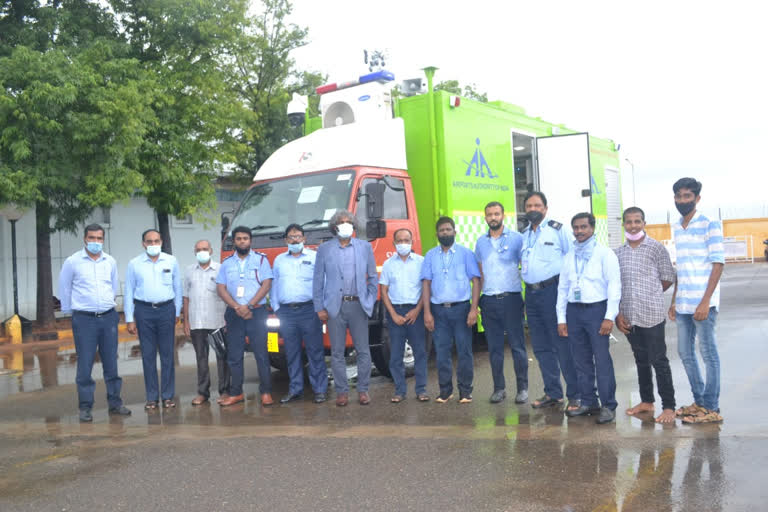 Sophisticated command vehicle introduced at Madurai Airport!