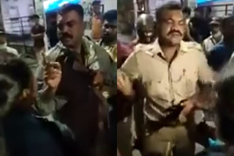 Cop Arrested for sexual misconduct with the young girl  പെൺകുട്ടിയോട് മോശമായി പെരുമാറിയതിന് പൊലീസുകാരൻ അറസ്‌റ്റിൽ  തമിഴ്‌നാട് ചെന്നൈ  പൊലീസുകാരൻ  ചെന്നൈ  chennai police