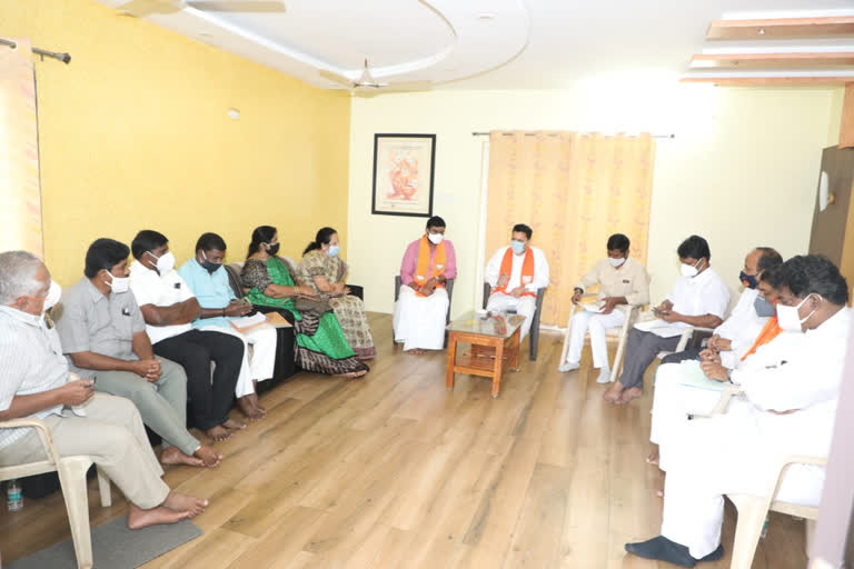 Coordination meeting of BJP workers in Tirupati