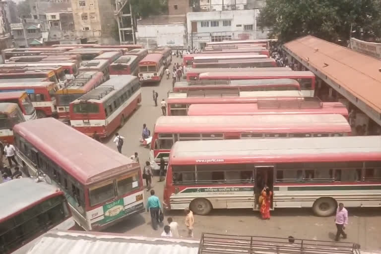 roadways buses to anand vihar will terminate journey in kaushami due to bharat bandh